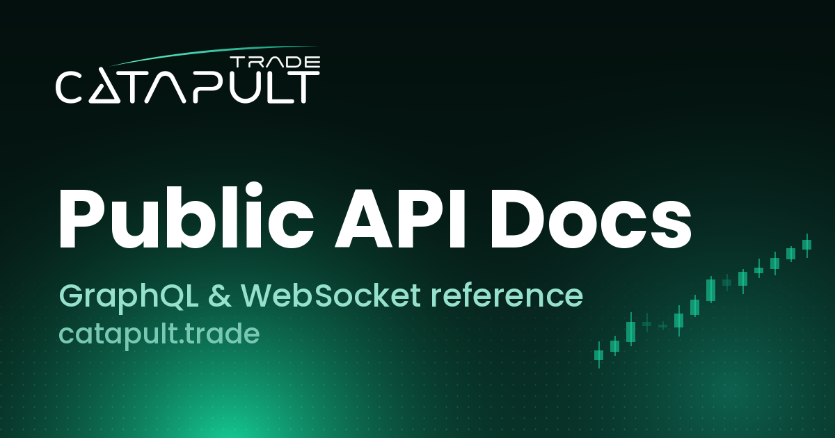 Catapult.trade API — GraphQL・WebSocket リファレンス